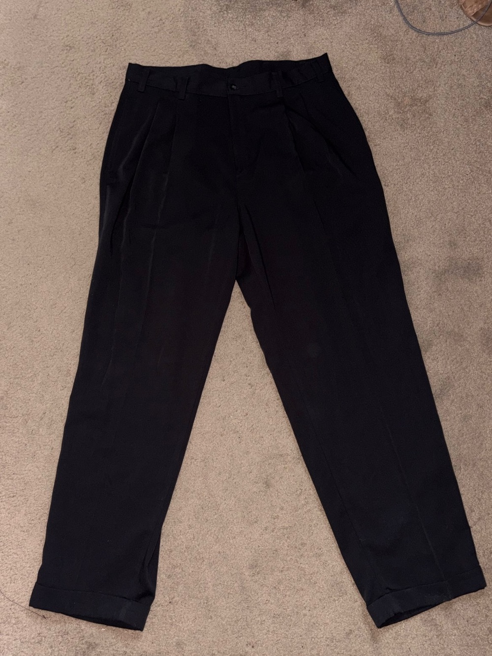 Pendleton Black Men's Pleated Dress Pants
